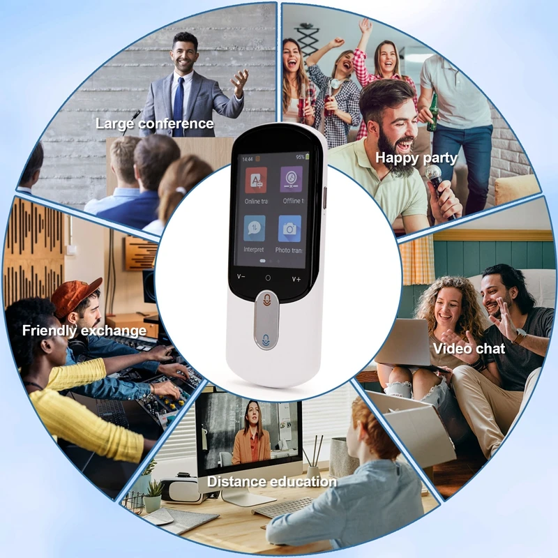 Traductor de voz inteligente F4A, traductor sin conexión, bolígrafo de traducción simultánea multilingüe