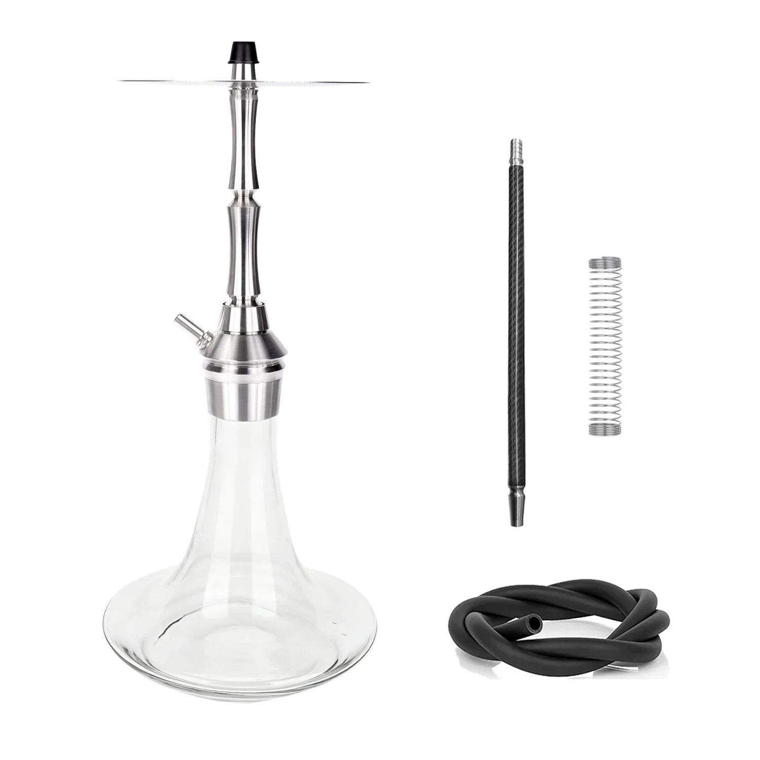 AEON AE5 Lounge Plus Hookah Shisha High Quality 304 Food Grade Stainless Steel Large Hookah With Glass Bottle Single Hose