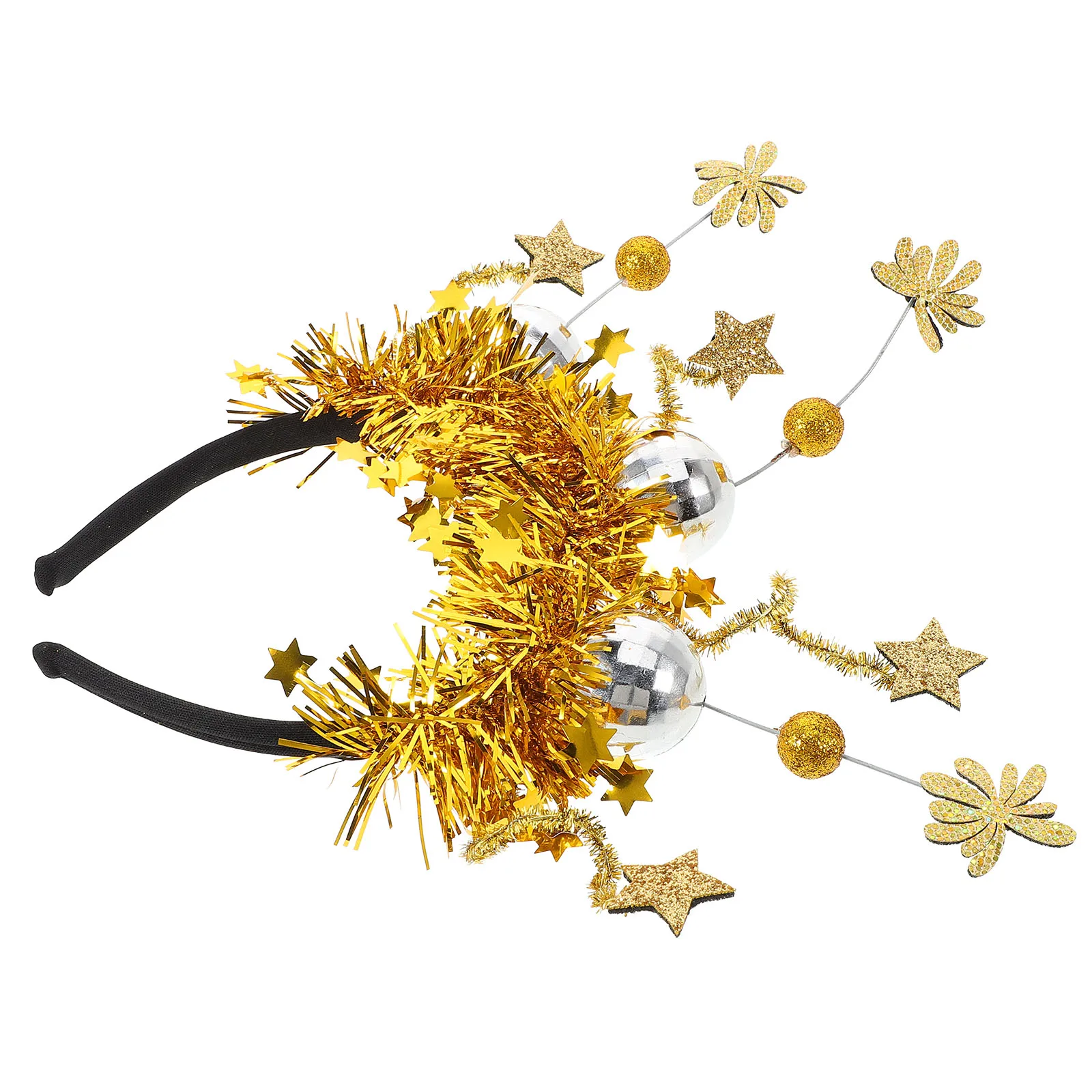 

New Year Headb Glitter Accessories 2025 Party Props Lightweight Comfortable Durable Plastic Holiday Photos