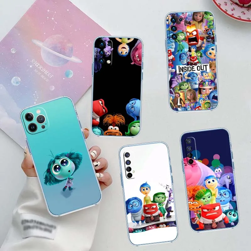 Inside Out Cartoon Phone Case for Moto G200 G71 G60S G60 G52 G51 G50 G42 G41 G32 G30 G22 G23 G04 E30 E40 E22 E20 E13