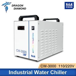 Original S&A TeYu Industrial Water Chiller CW3000 110/220V 25W 30W 40W 50W 60W 70W For Co2 Laser Engraving Cutting Machine