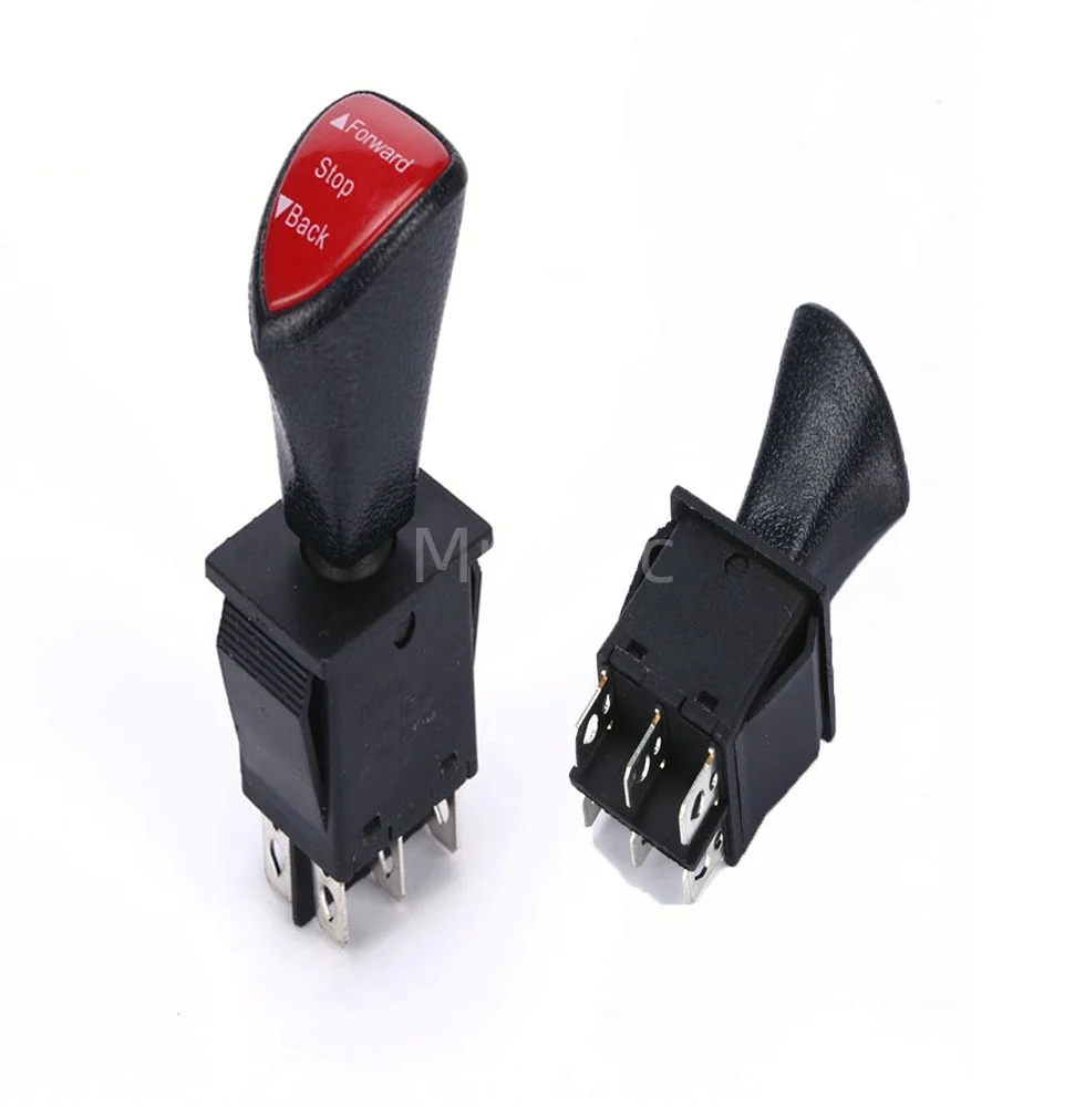 Forward-Stop-Back DPDT 6Pin Latching Slide Rocker Switch AC 250V 16A AC 125V 20A KCD4-604-6P Car Switch Accessories