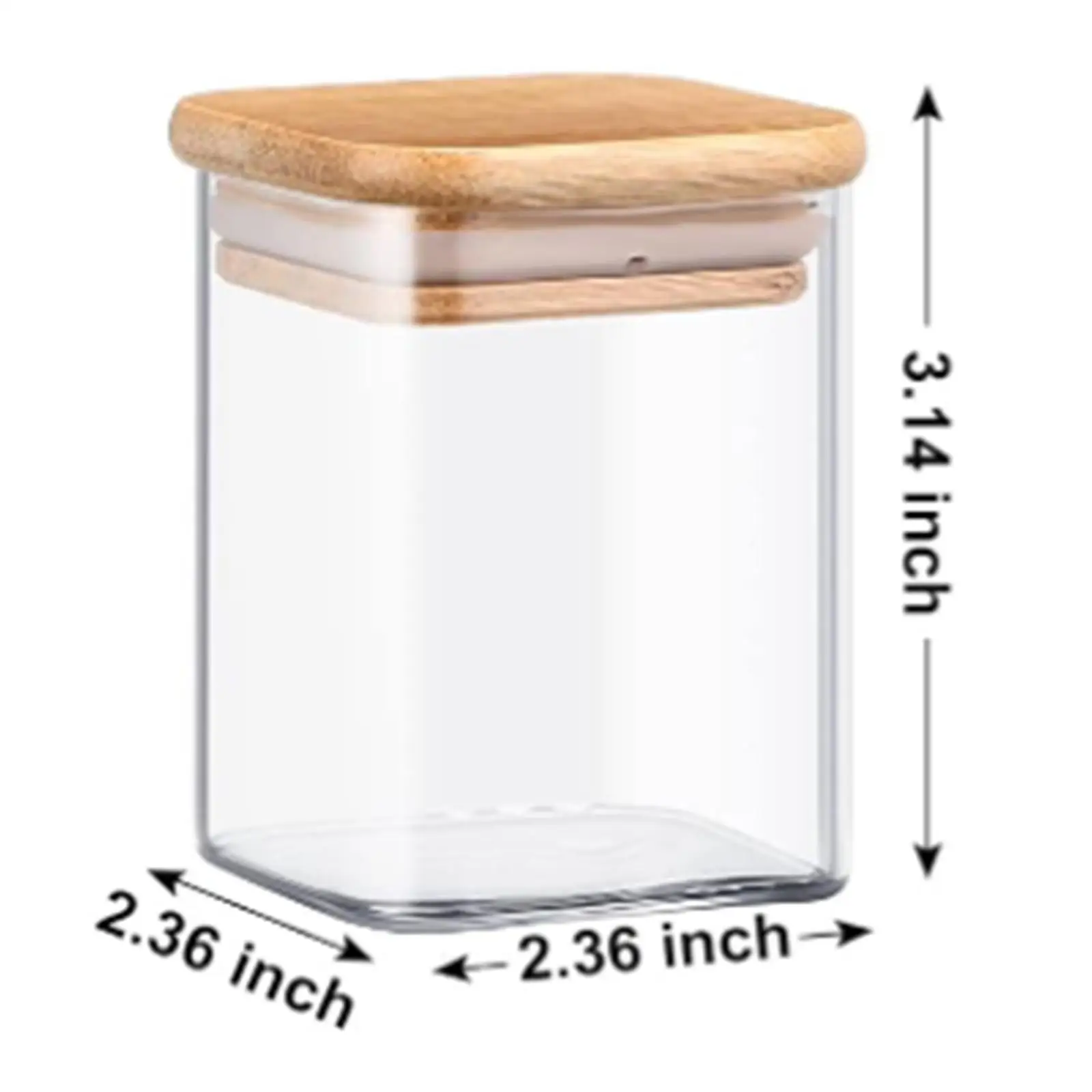 10Pcs Food Storage Jars Glass Jar Pantry Organization Jar Multipurpose Small Canister Glass Storage Containers for Candy Tea