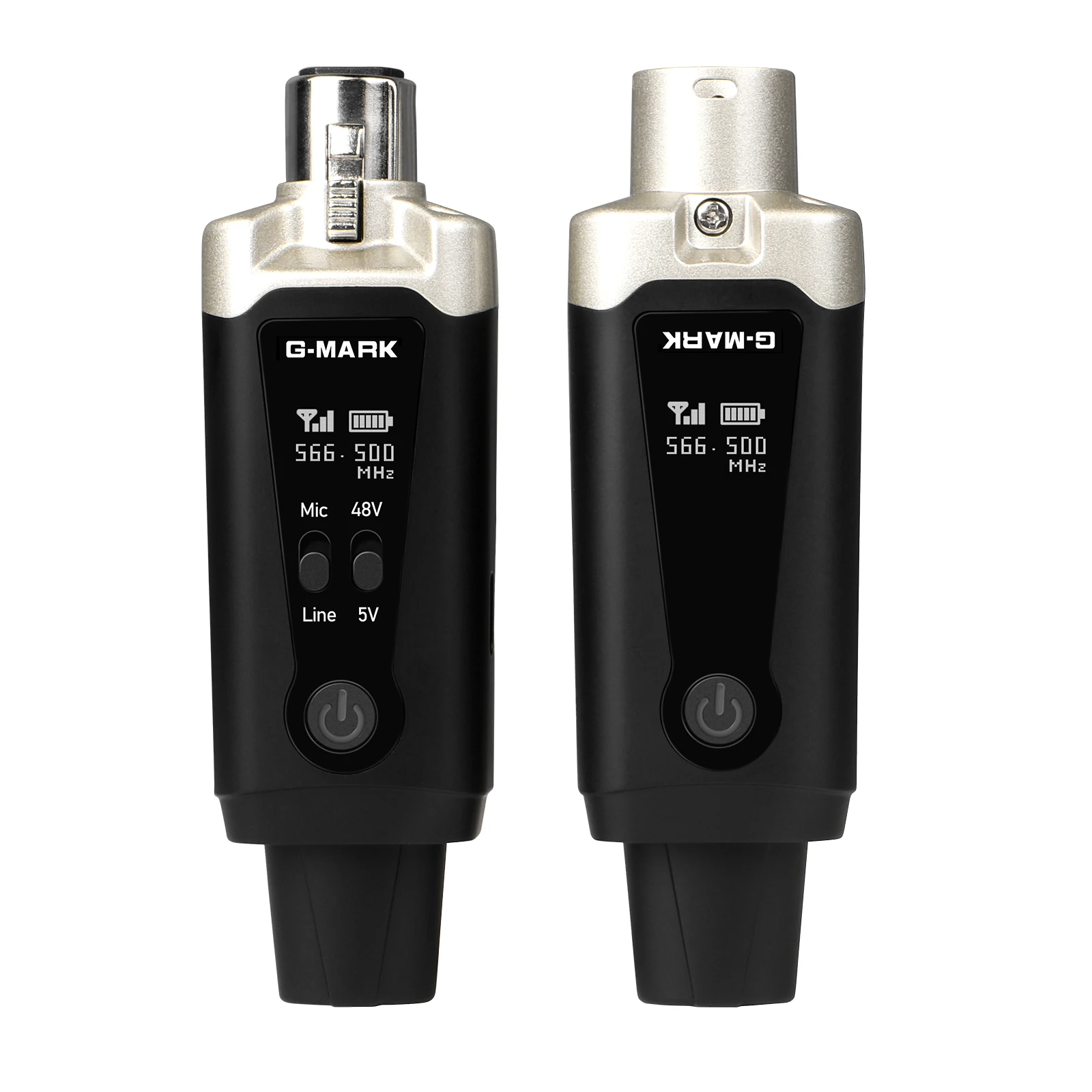 

Беспроводная система передачи сигнала G-MARK GX1.1 UHF, микрофонный XLR-адаптер, 16-канальный аудиоприемник для конденсаторных микрофонов с фантомным питанием 48В