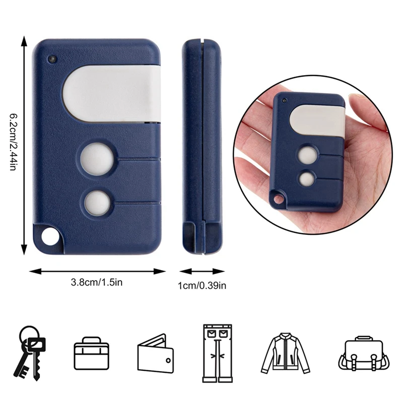 Télécommande de porte de garage, 433.92MHz, commande d'ouverture à 3 boutons, compatible avec plusieurs modèles, 3 pièces