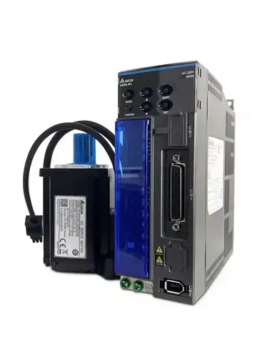 델타 B2/E3 AC 서보 모터 드라이브 키트 100/200/400W/750W/1KW/1.5KW/2KW/3KW 22비트 3000rpm RS485 ASD-B2-0121-B+ECMA-C20401GS