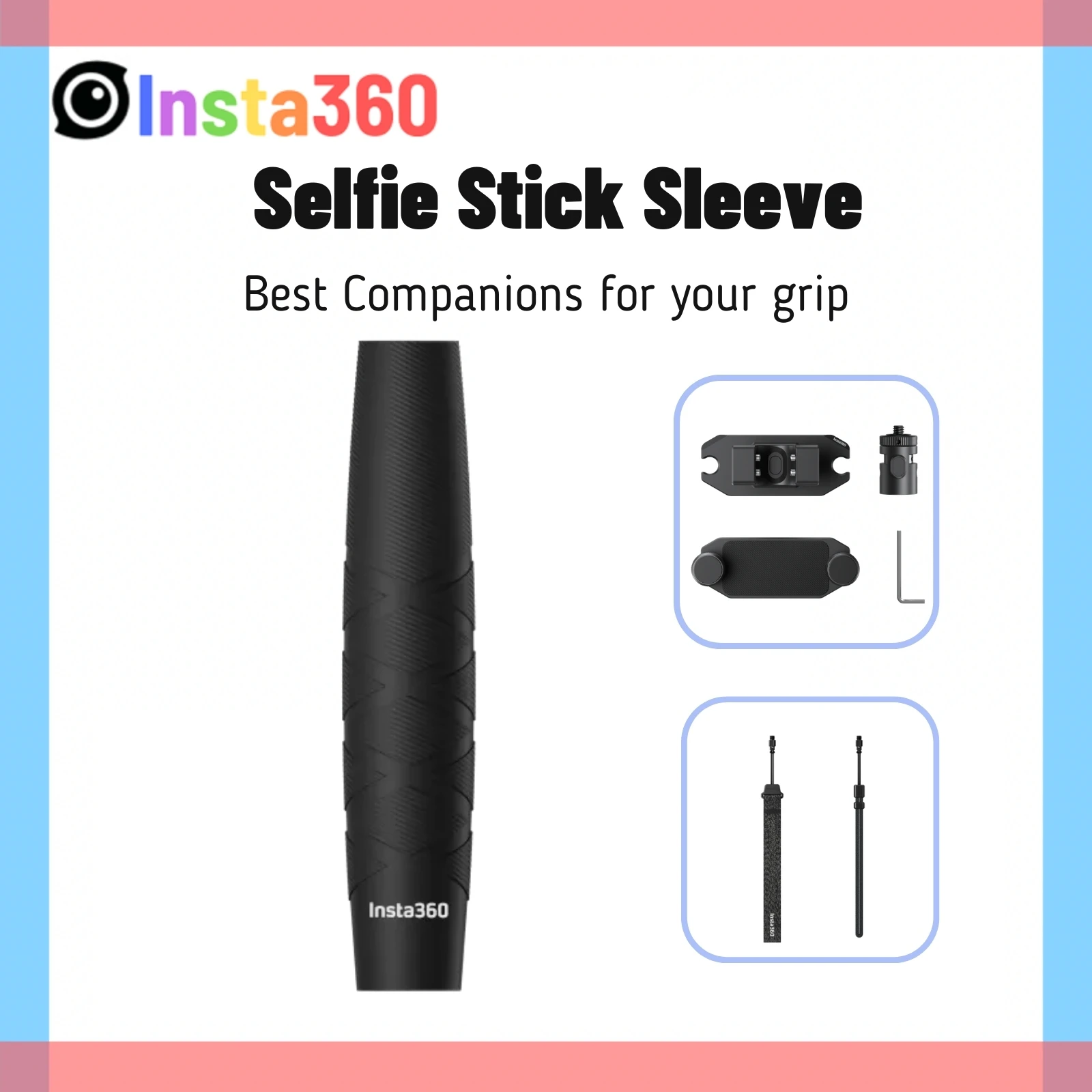 Силиконовый чехол для селфи INSTA360 X4, для камеры Insta 360 X4 Ace Pro X3 ONE X2 RS