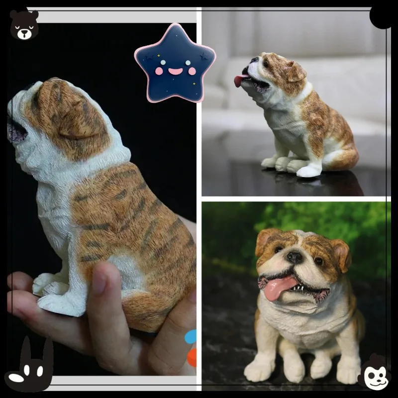 

1/6 масштаб, реалистичная имитация британского бульдога, модель для показа солдата, фигурка, подарочная коллекция, украшение, игрушка для домашнего животного