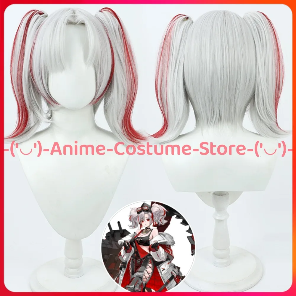 

Blue Archive Prinz Adalbert Cosplay Wig Ponytail Anime Game Character Halloween Party Costume Wigs Heat Resistant Synthetic Hair
