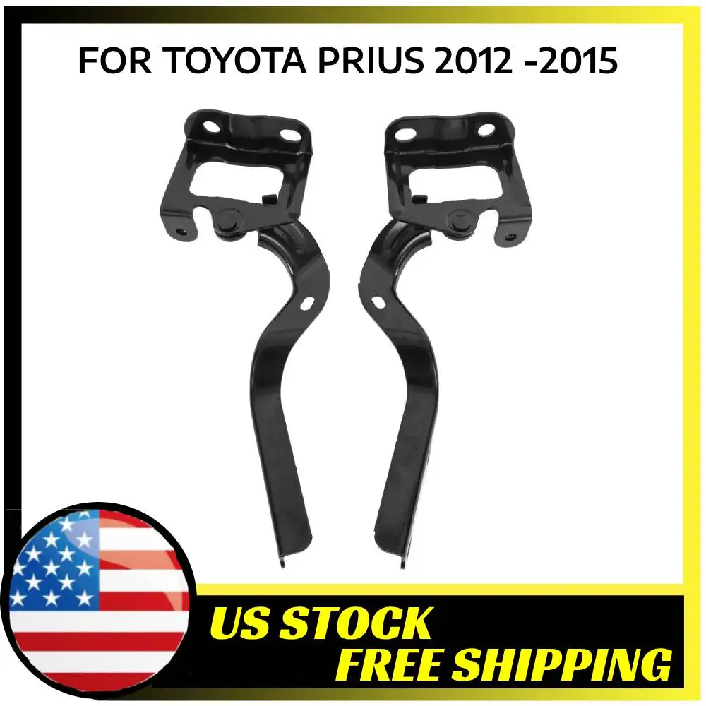 

1 Pair Hood Hinges Driver & Passenger Side for Toyota Prius 2012 -2015 US STOCK