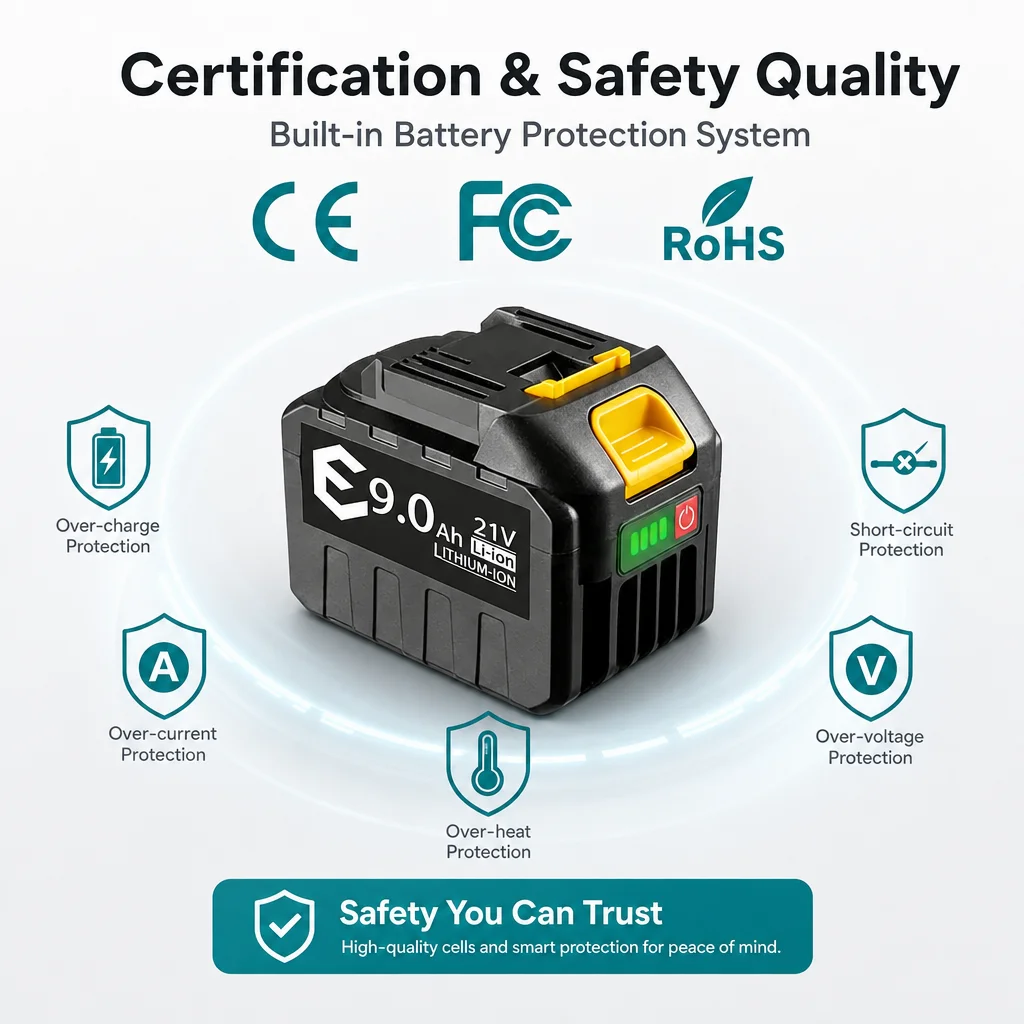 21V 9Ah Li-Ion Tool Battery Pa - огляд і ціна Power Tools Yellow