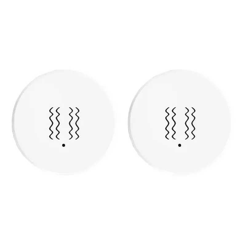 [NEW A09R!】 Tuya Zigbee Smart Vibration Sensor Home Security Guard Real-Time Monitoring Alarm Notification Tilt Detector