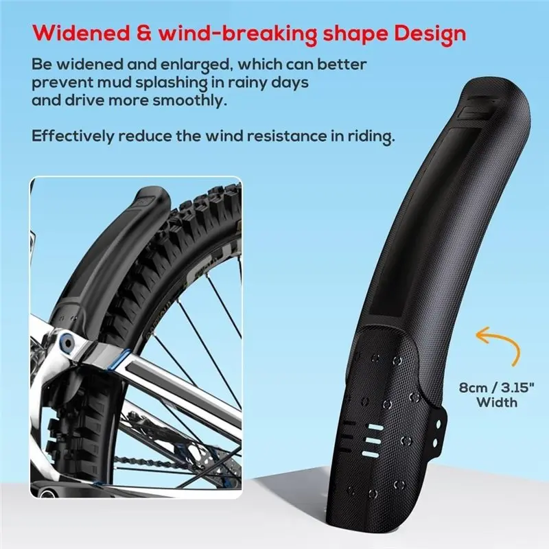 NEW HOT In Stock-Bicycle Mudguard Bicycle Mudguard Tile Bicycle Front And Rear Mudguard Mudguard
