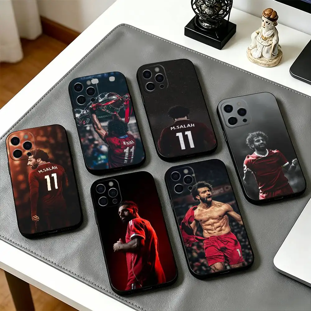 

M-Mohamed Salah 11 Football Phone Case Silicone Soft For IPhone 17 16 15 14 13 12 11 X XR Plus Pro Max Plus