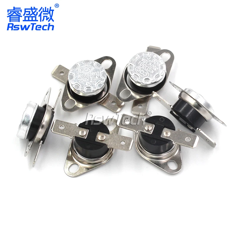 KSD301 250V 10A Normally Open/Normally Close NO Thermostat Temperature Thermal Control Switch DegC 40-150 Celsius Degree