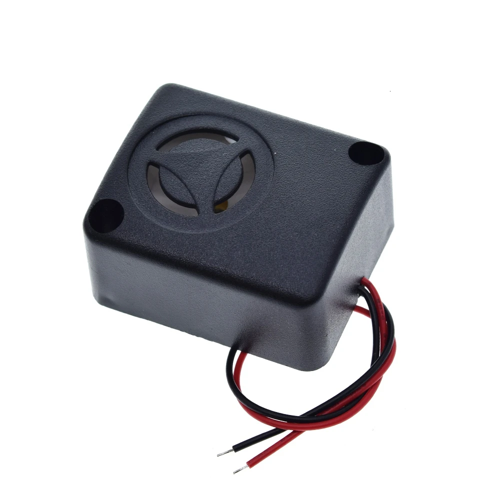 Anti-theft Car Burglar Alarm 6/12/15V 120dB Active High Decibel Buzzer Safe Box Burglar Alarm Car Accessories QSI-4840