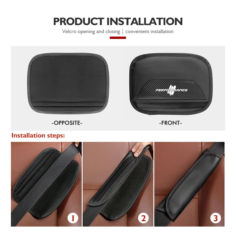 Car Seat Belt Shoulder Cover Protection Pad Safety Belt Anti-wear Accessories For BMW M E87 E30 E46 E28 E39 F18 F35 G03 F10 E93