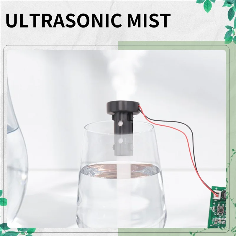 REPLA-12Pcs 20MM Ultrasonic Mist Maker Fogger Atomizer Transducer Atomizer Film Plate Accessories Humidifier Rubber Gasket