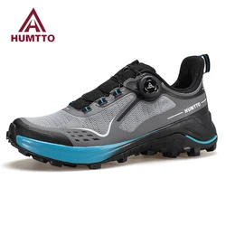 HUMTTO Men's Sneakers Luxury Designer Trail Shoes for Men Anti-slip Sports Hiking Sneaker Man Breathable Outdoor Trekking Boots