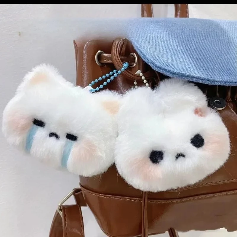 Cartoon Soft Plush Rabbit Doll Toy Keychain Sweet Fashion Cute Bag Pendant Keyring Accessories Pendant Decor Kid Gift  Kawaii