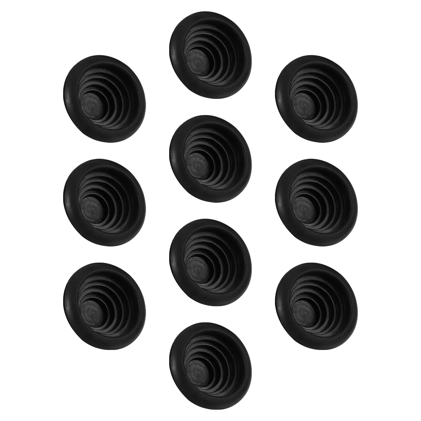 10Pcs Rubber Wire Gaskets Pagoda Shaped Grommets Firewall Hole Plugs Flexible Strong Insulation Wire Protection Gasket