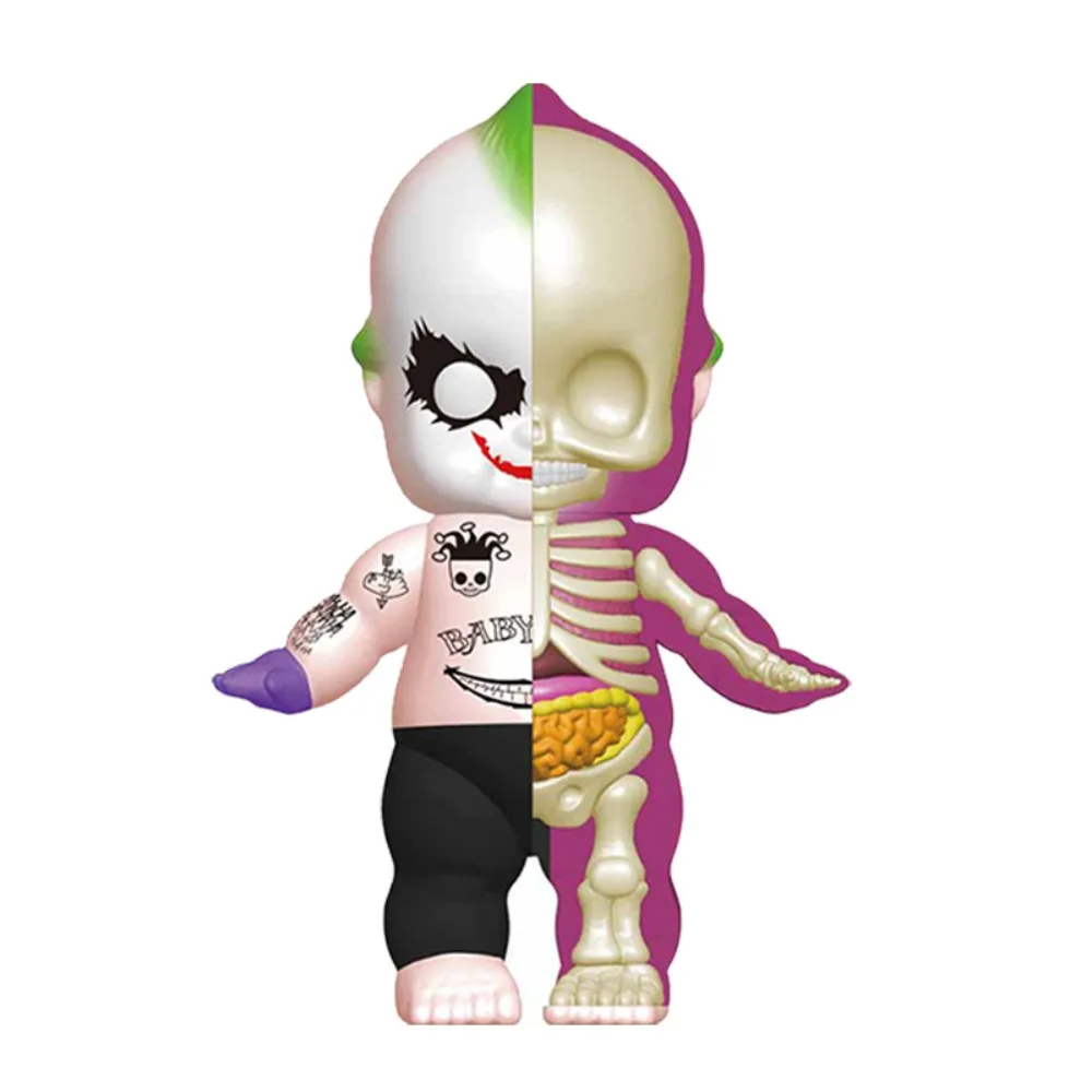 

4D Master Cute Baby Cupid Funny Joker BB Skeleton Anatomy Model Cartoon PVC Anime Figurines Delicate Ornaments Kids Xmas Gifts