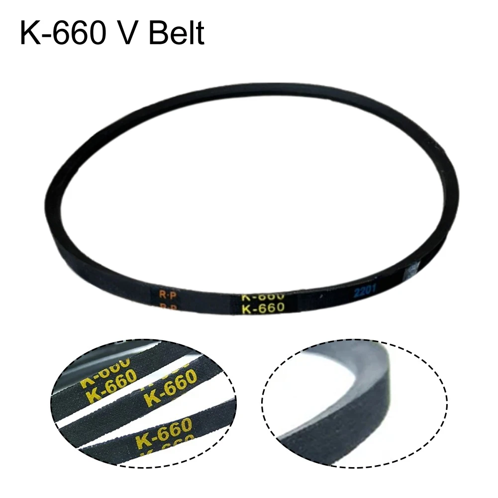 K660 Triangle Driving Belt V Belt 66cm Transmission Belts For Drill Machine Industrial Agricultural Equipment Pulley Belt