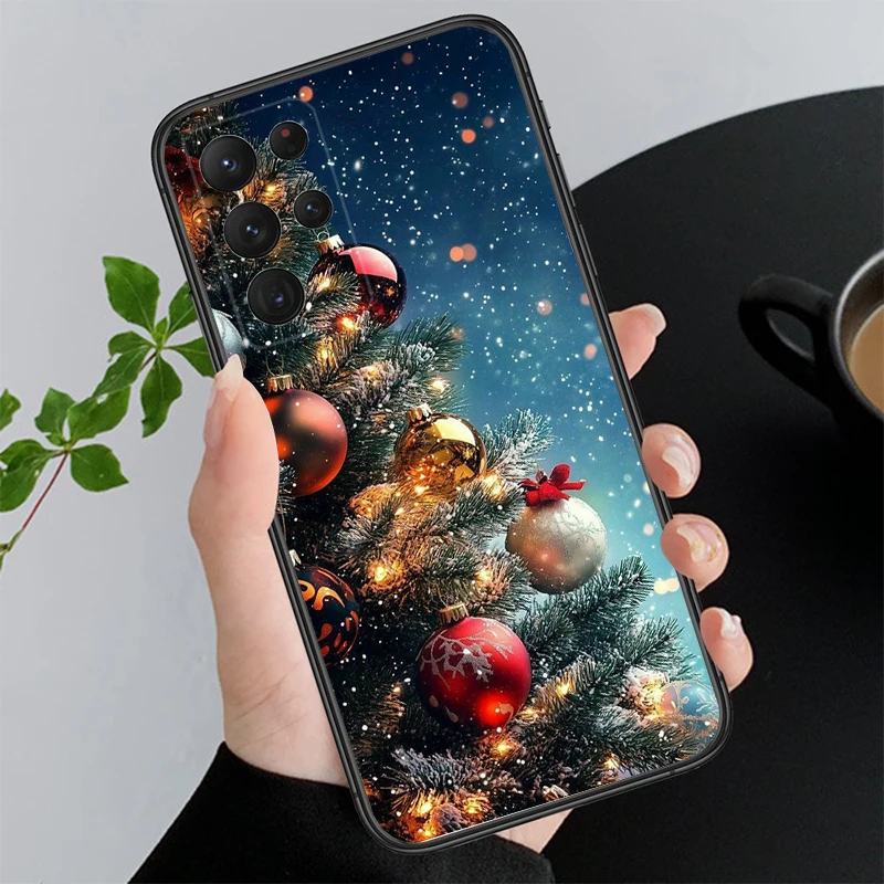 

Merry Christmas Tree Phone Case For Samsung A55 A16 A56 A36 A35 A15 A53 A54 A33 A34 A25 A05S A52 A52S A14 A24 A26 A71