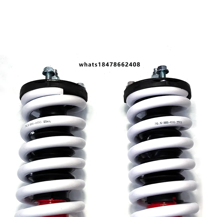 

high quality 58mm adjustable compression diameter 8 knots oil pressure shock absorber, red front and rear shock absorbers