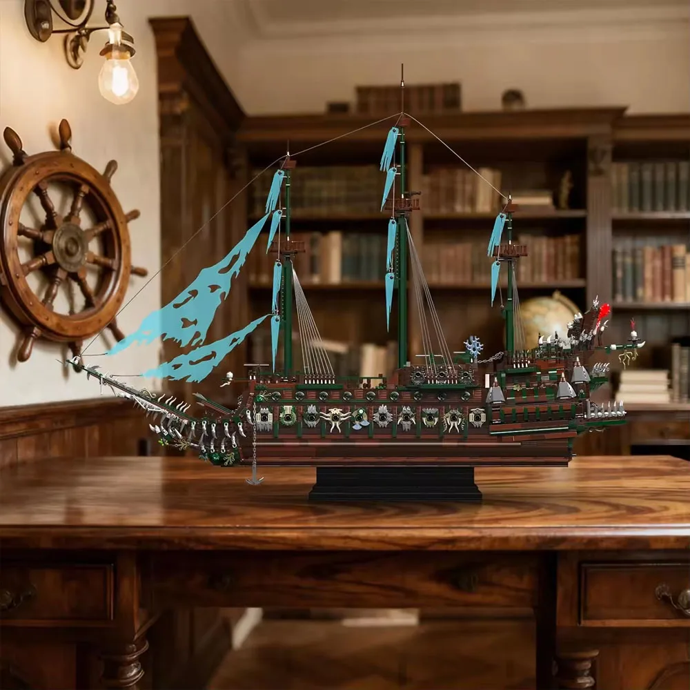 Nuovo Arrivo Anime 13218 Nave Pirata L'Olandese Volante Set di Blocchi da Costruzione MOC Giocattoli per Bambini Puzzle Regalo di Natale