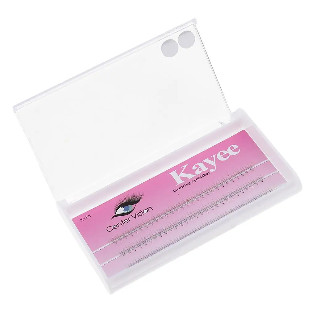 Natürliches schwarzes individuelles falsches Verlängerungs-Make-up, 8 mm, 10 mm, 12 mm, Dicke: 0,07 mm