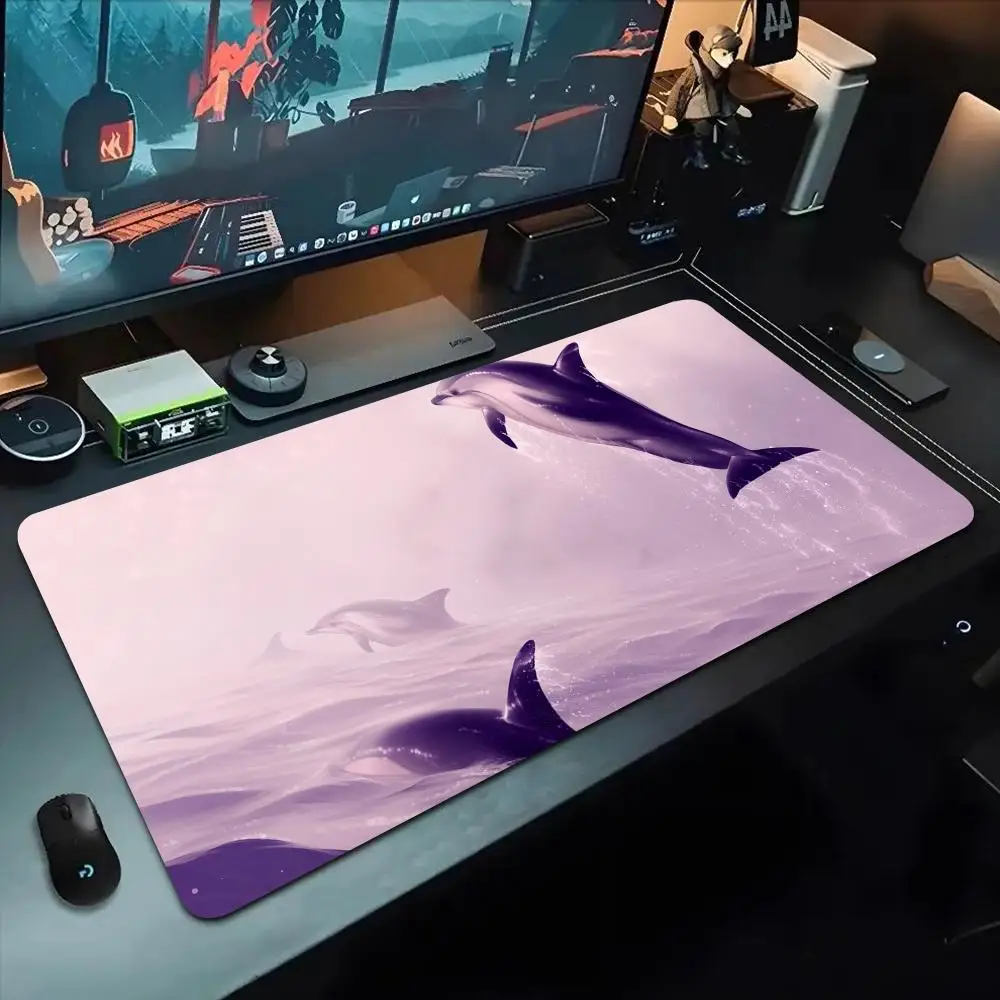 

dolphin wallpaper Mouse Pad 500X1000 mm Large Gaming Mousepad Gamer XL Rubber Otaku Keyboard Pad Laptop Desk Mat