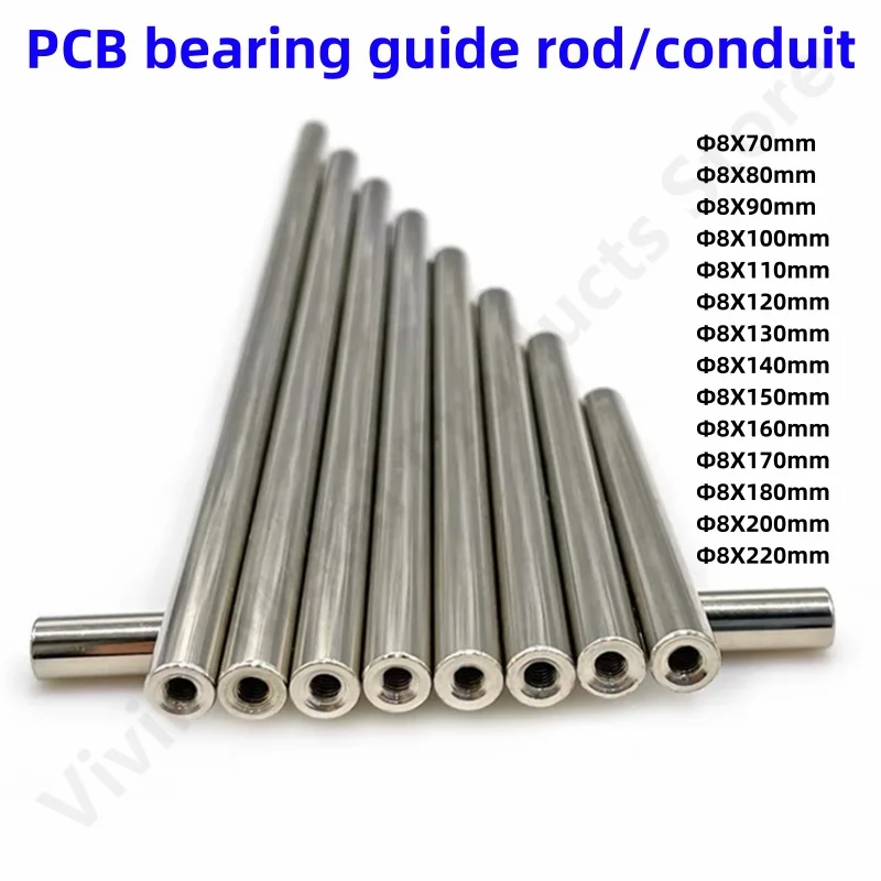 

1PCS PCB Test Fixture Fitting Linear Bearing Seat LM8UU Support Rod Counterpoint Rod Clamp Bearing Column Conduit Guide bar 8mm