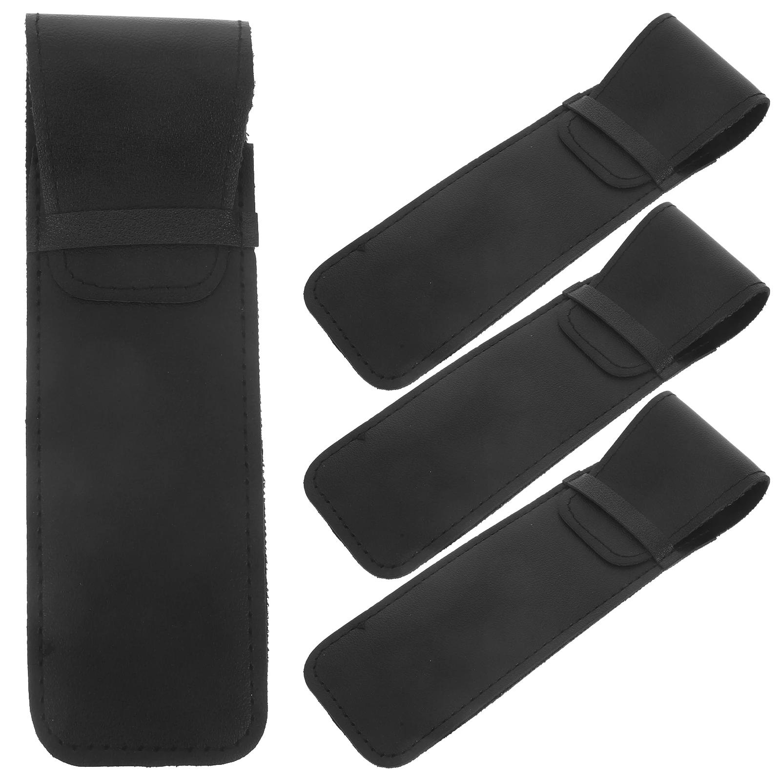 4Pcs Shaver Cases Manual Razor Protective Covers Portable Travel Storage Bags Supple Durable Razor Carrying Bags