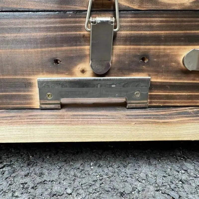 Zhongbee seven-hole metal nest door sliding door anti-running piece plug door to prevent wasps from gnawing, the shopkeeper reco