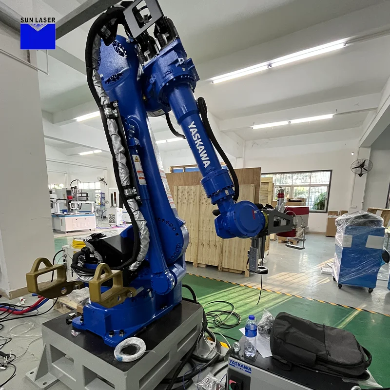Six-Axis Robot Arm Lithium Laser Welding Hine Platform Automated Battery Module Production Equipment 6000W