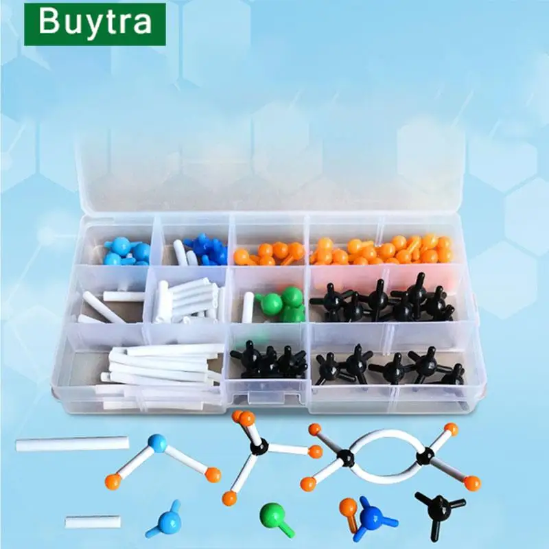 1 set J3112 Molecular Model Set Organic Chemistry Molecules Structure Model Kits 9mm Series School accessries