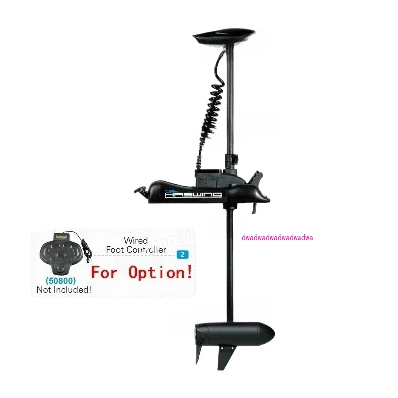 

50718D-149_B Haswing Cayman-B 80 Lbs Remote Control Bow Mount Electric Trolling Motor