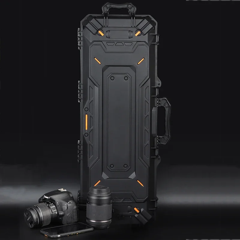 43 Inch Rifle Shotgun Cases Tactical Hard Gun Case for Ammunition, Firearm Storage Accessory Airsoft Large Box