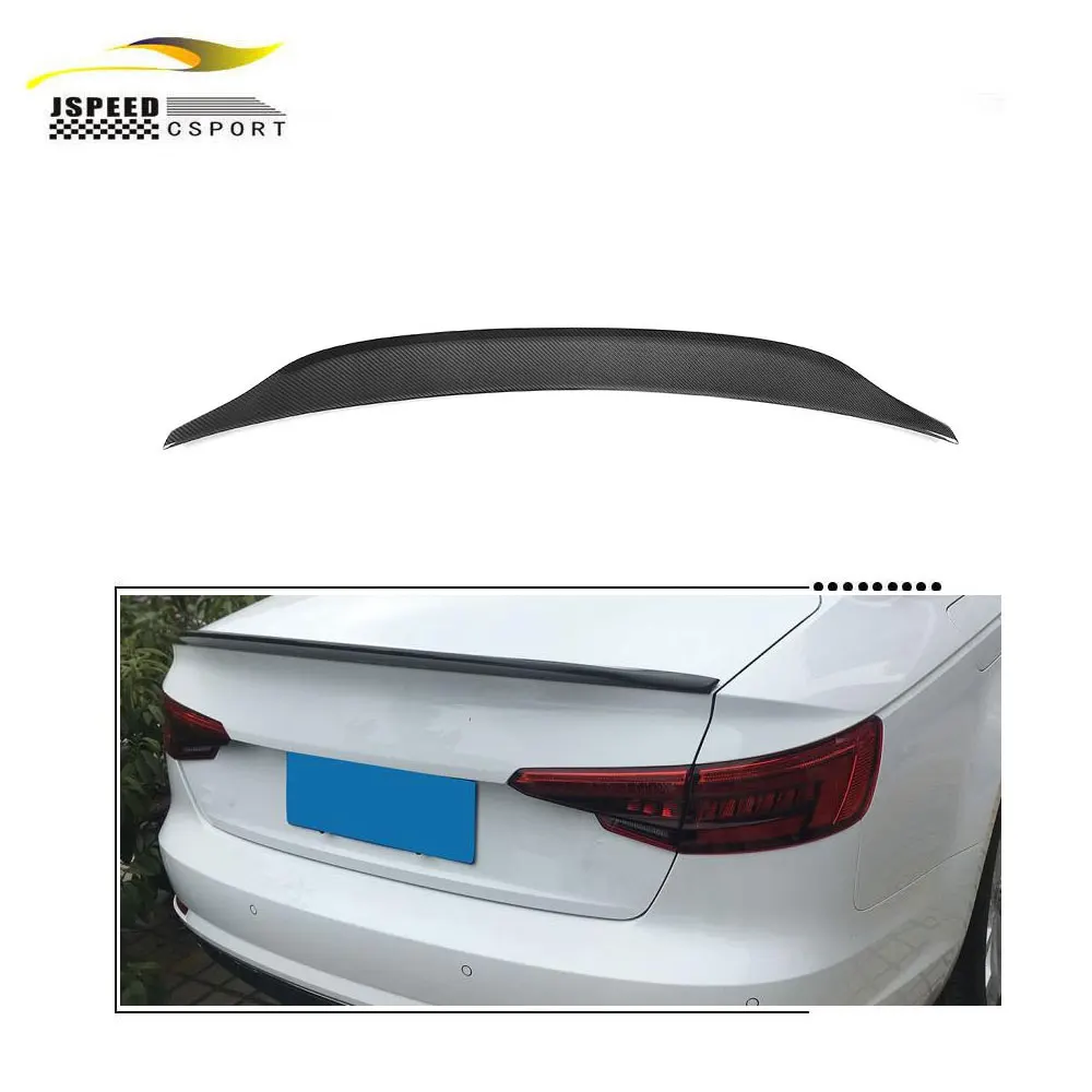

Suitable for Audi A4 B9 SLINE S4 sedan 4-door 17-18 carbon fiber trunk spoiler (suitable for: A4)
