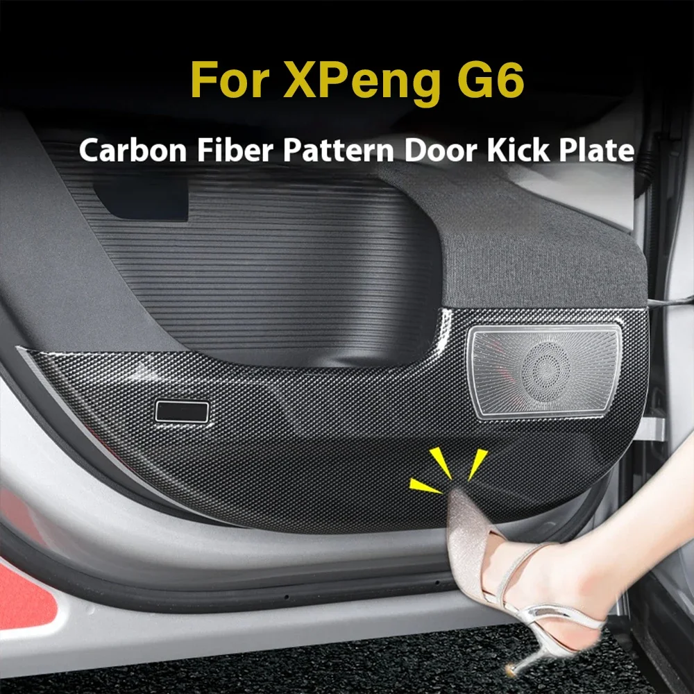 For XPeng Xiaopeng G6 Car Door Anti Kick Pad Door Panel Protection Car Interior Parts Modification