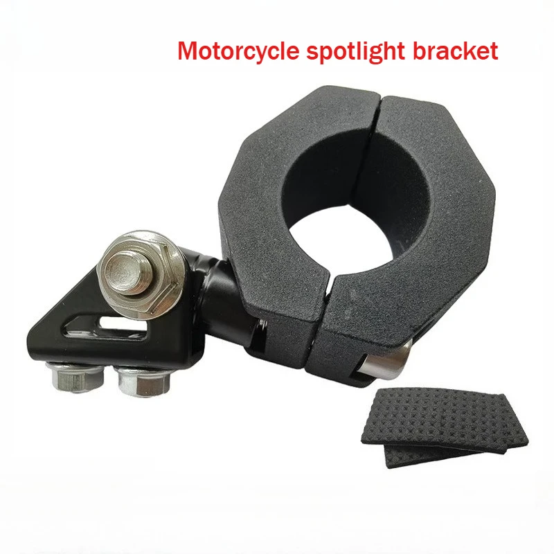 Modifizierte Motorrad-Scheinwerferhalterung – universelle verstellbare Halterung aus Aluminium für Stoßstangen- und Lenkerverlängerungshalter