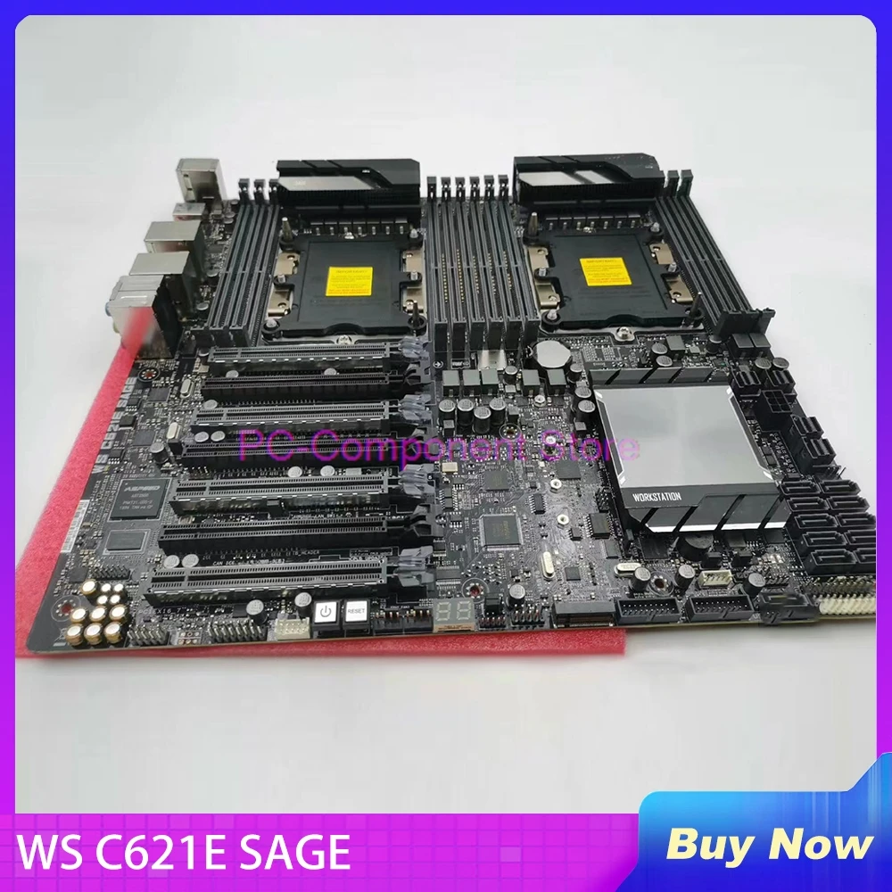 

Motherboard LGA3647 Support 1st/2nd Gen. Xeon Scalable Processor Family 4-way SLI™ /CrossFireX Tech. WS C621E SAGE