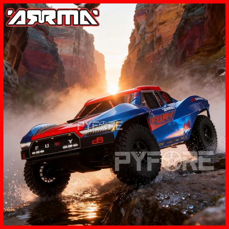 

ARRMA ARA3521 FURY 3S 2WD BLX Brushless 1/8 RTR RC Cars Electric Remote Control Model Car Short Course Truck Adult Children Toys