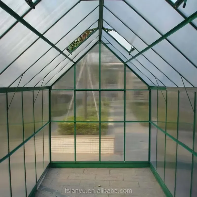 Mini Garden Outdoor Aluminum Frame Greenhouses Small