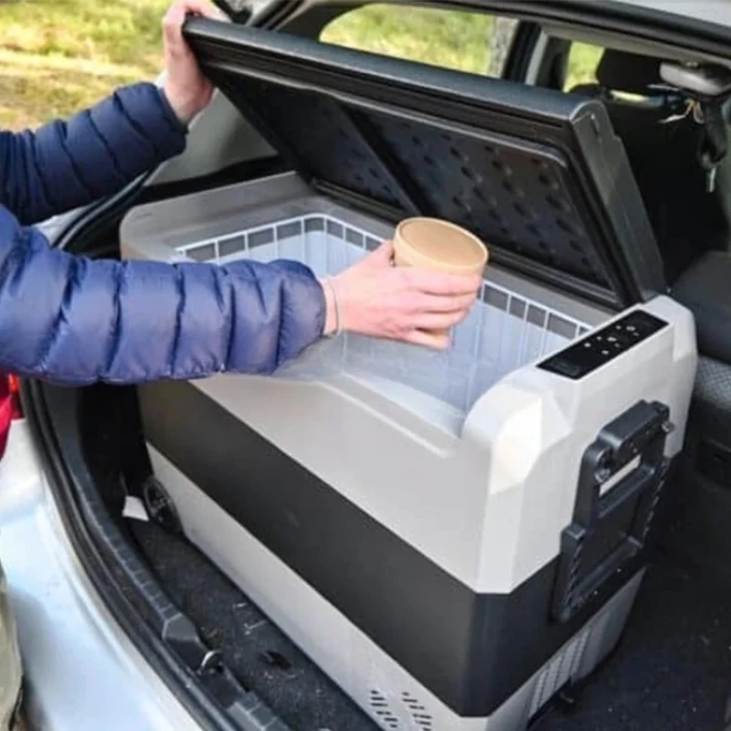 Heavy Duty 42.4L 50L 60L Portable Car Fridge Freezer Cooler Box 12V 24V 100 240V for Truck SUV Overland Camping Parts