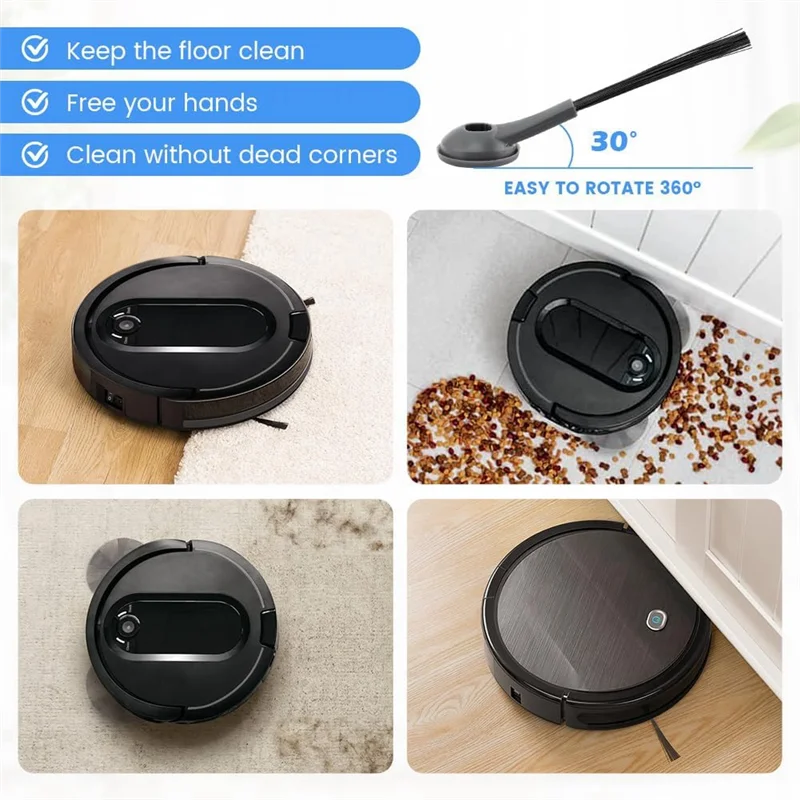 

A20F-12Pcs Replacement Parts For Shark IQ And AI Series Robot Vacuum Accessories, Replacement Side Brushes