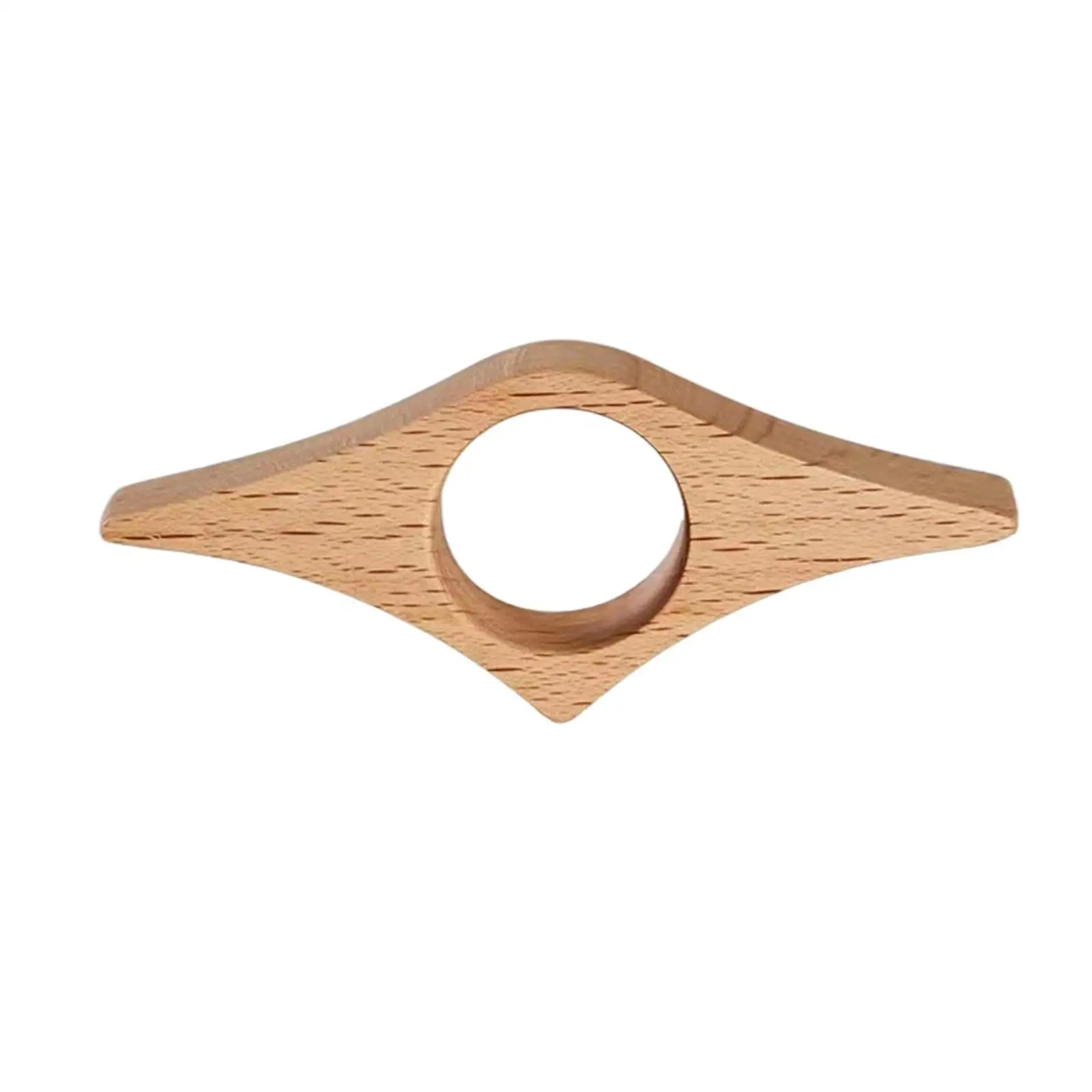Handmade Wooden Thumb Book Page Holder Ergonomic Reading Tool Bookish Accessories for Daily Use