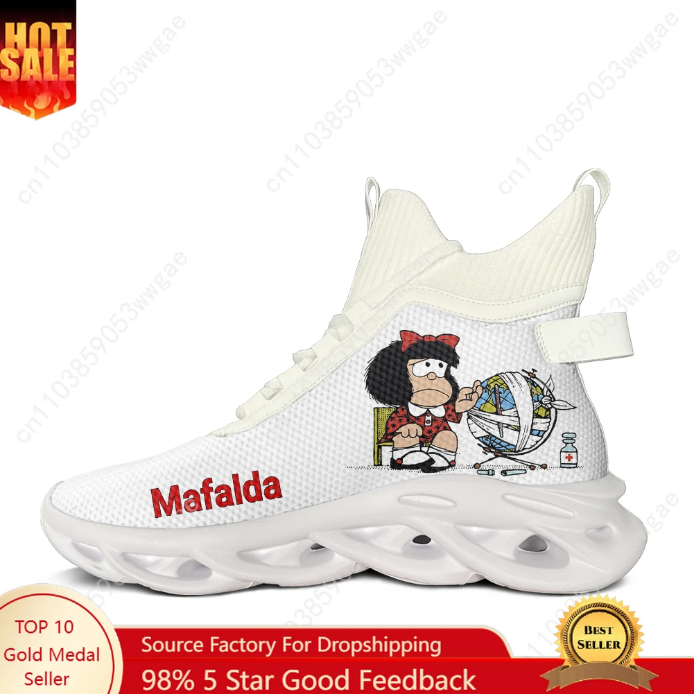 

Mafalda High Top Flats Sneakers Mens Womens Sport Running Shoes High Quality Sneakers Lace Up Mesh Footwear Personalized Shoes