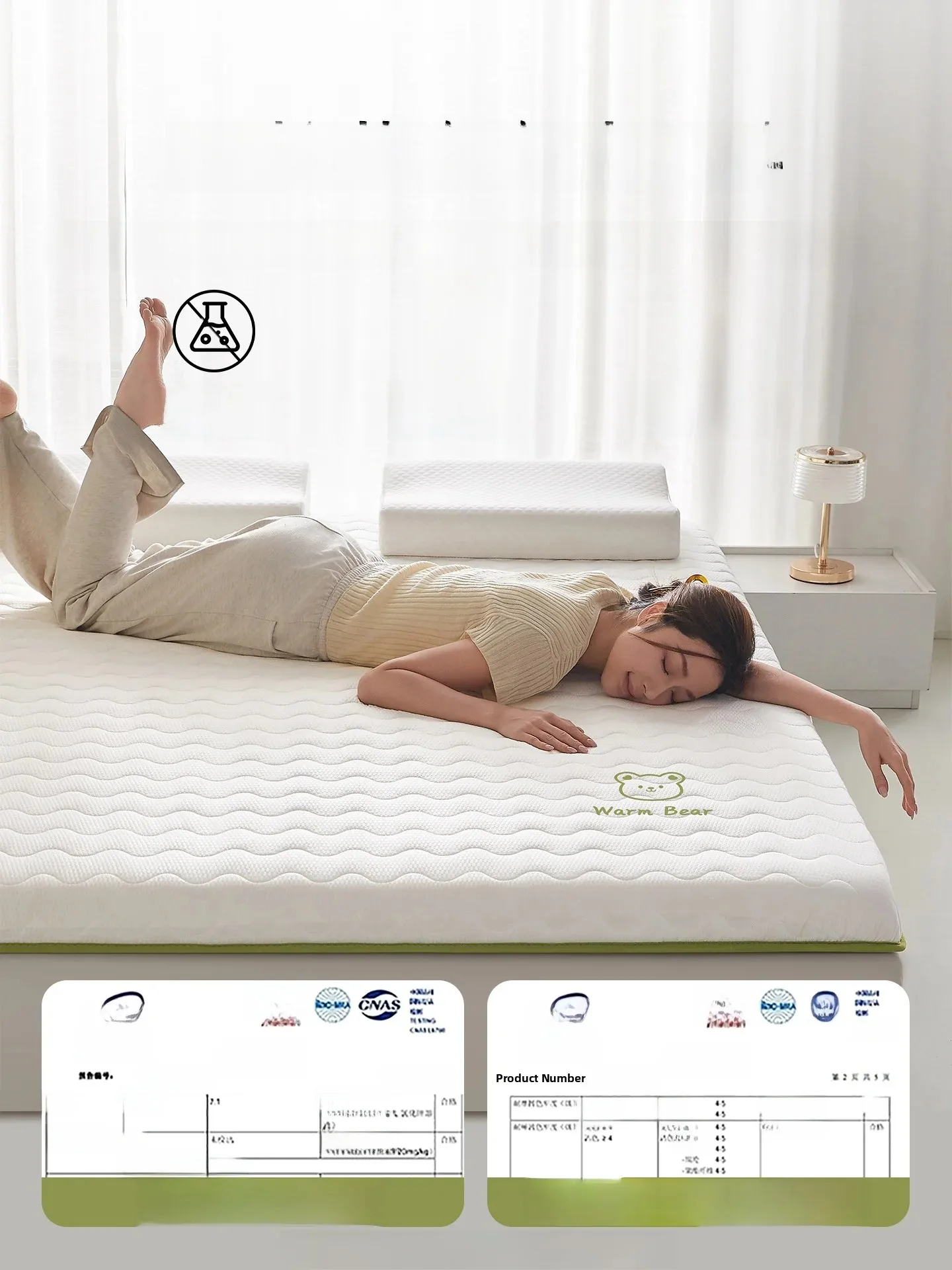 Memory Foam Mattress Soft Pad for Rent Bedroom Bedding Bottom Tatami Student Dormitory Bed Mat Pad Breathable Medium Firmness